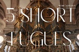 5 Short Fugues Organ sheet music cover